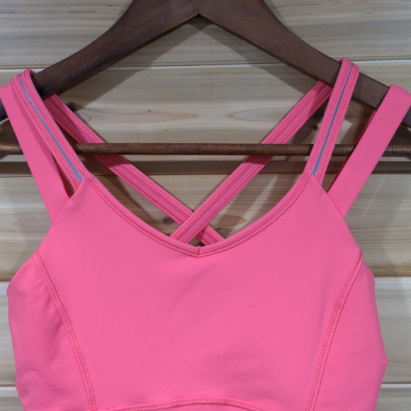 Lululemon Happy Strappy Tank in Pink Lemonade 6 - Picture 2 of 12